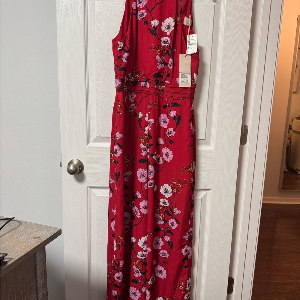 KEEPSAKE the Label Red Halter Maxi jumpsuite